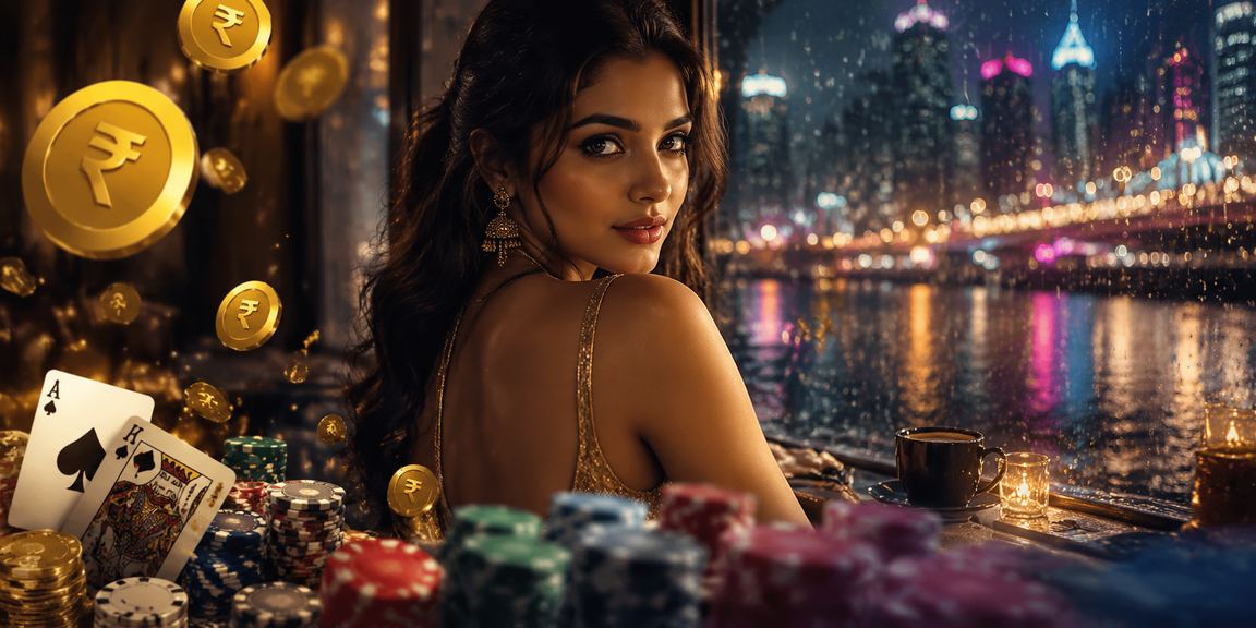 Mumbai casino poker game with rupee signs